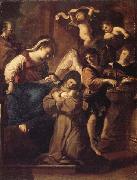 Giovanni Francesco Barbieri Called Il Guercino The Vistion of St.Francesca Romana France oil painting reproduction
